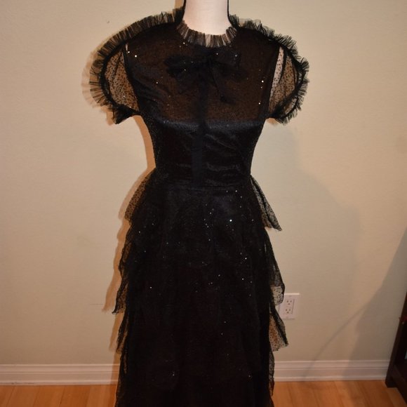 SOLD Wednesday Addams style dress - Picture 4 of 14